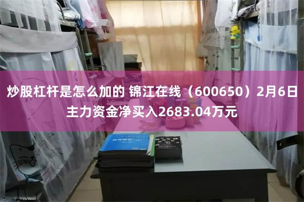 炒股杠杆是怎么加的 锦江在线（600650）2月6日主力资金净买入2683.04万元