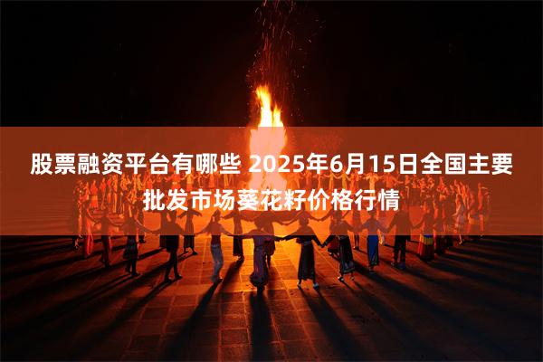 股票融资平台有哪些 2025年6月15日全国主要批发市场葵花籽价格行情
