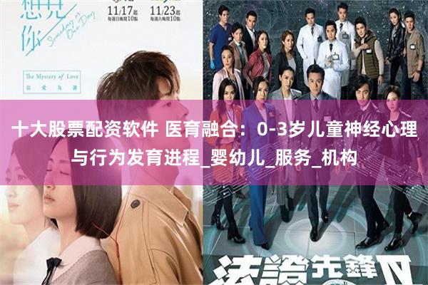 十大股票配资软件 医育融合：0-3岁儿童神经心理与行为发育进程_婴幼儿_服务_机构