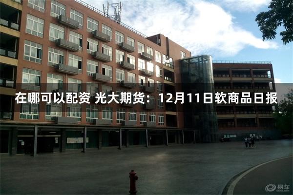 在哪可以配资 光大期货：12月11日软商品日报
